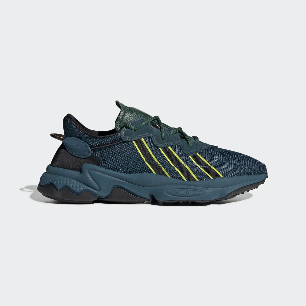 Adidas Men's Pusha T Ozweego Originals Shoes Blue Ireland FV2480